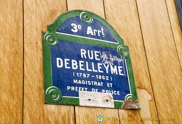 Rue Debelleyme in the 3rd arrondissement